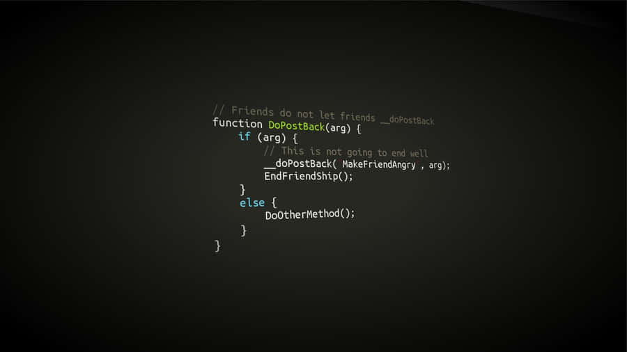 Programming Hd If Else Code Wallpaper