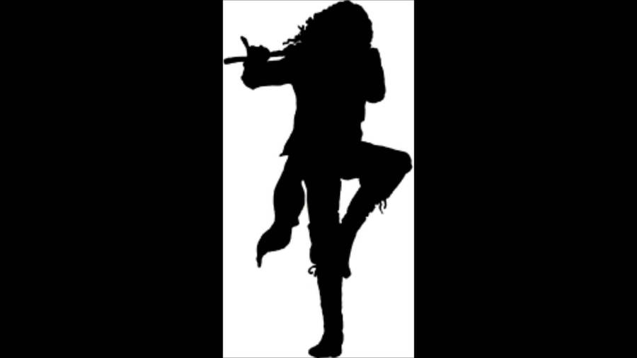 Progressive Rock Band Jethro Tull Minimalist Black Logo Illustration Wallpaper