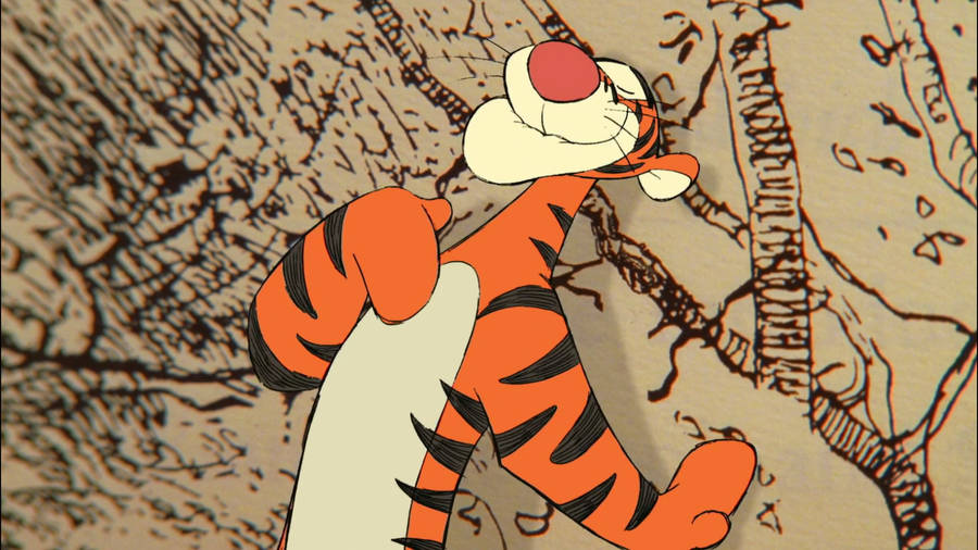 Proud Character Tigger Wallpaper