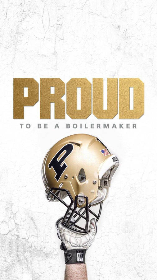 Proudly Representing Purdue University Poster Wallpaper