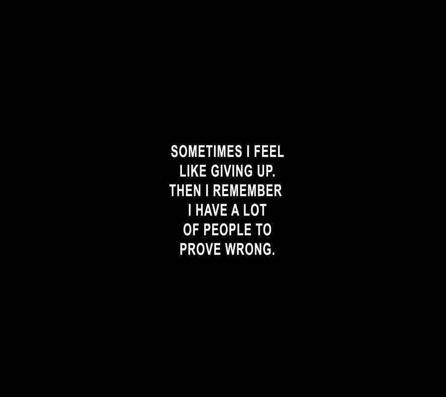 Prove Wrong Fitness Motivations Wallpaper