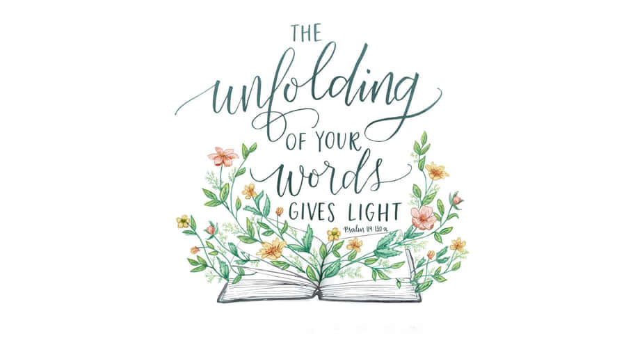Psalm Verse Girly Christian Wallpaper