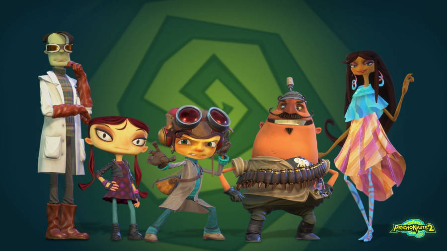 Psychonauts 2 Characters Art Wallpaper