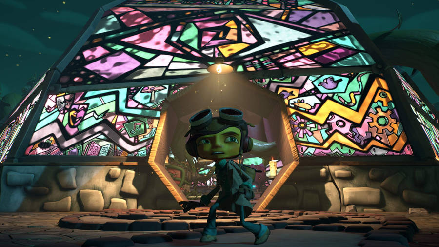 Psychonauts 2 Raz At Heptadome Wallpaper