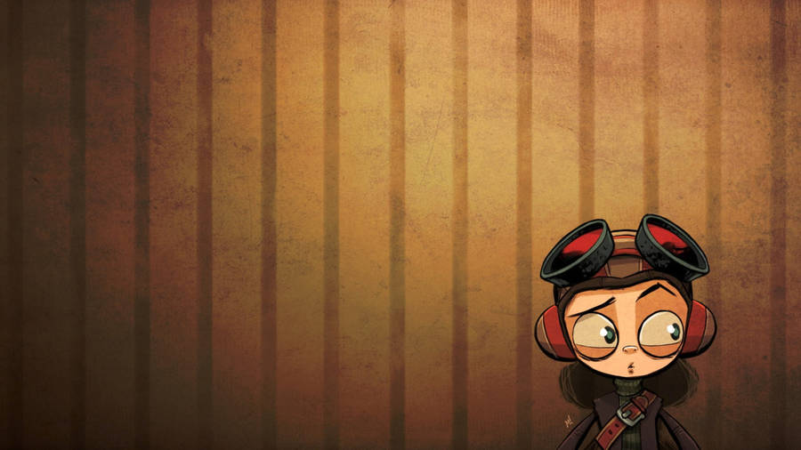 Psychonauts Raz Cute Cartoon Wallpaper