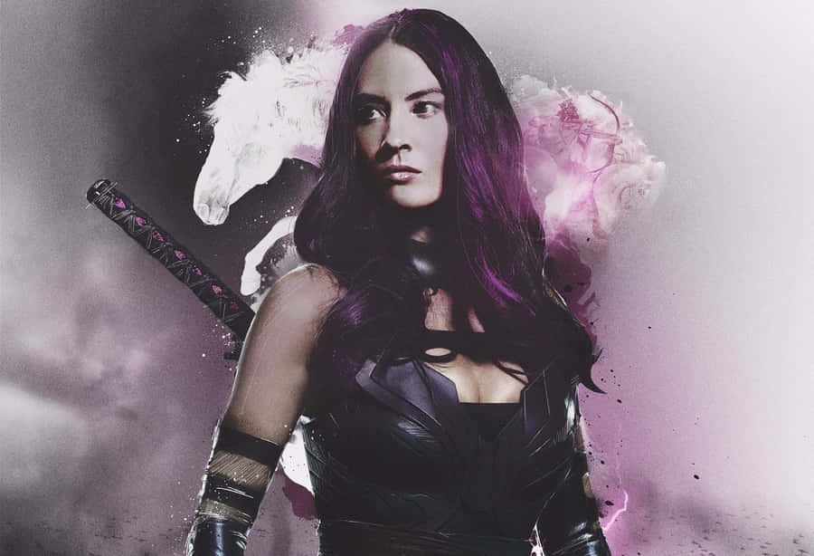 Psylocke Fan Art Portrait Wallpaper