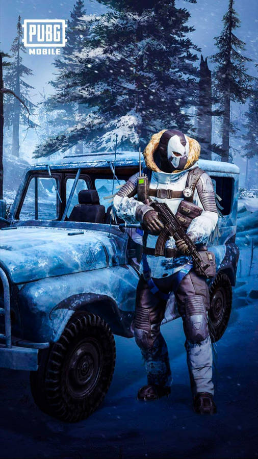 Pubg Mobile Hd Player In Snow Wallpaper