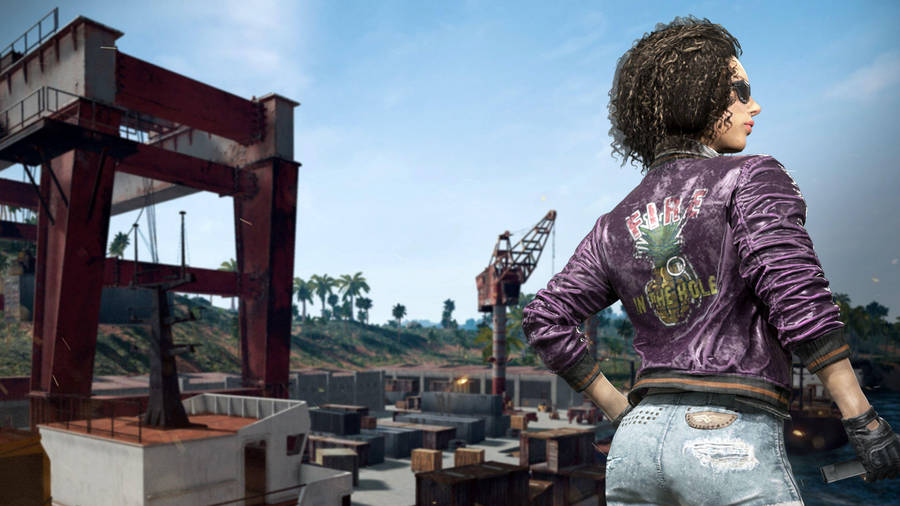 Pubg Thumbnail Curly Woman Wallpaper