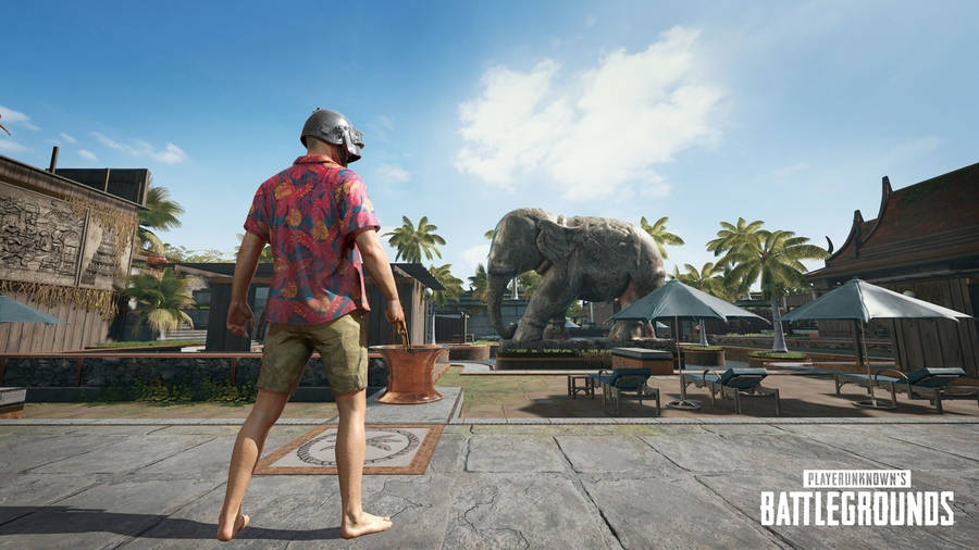 Pubg Thumbnail Guy In Hawaiian Shirt Wallpaper