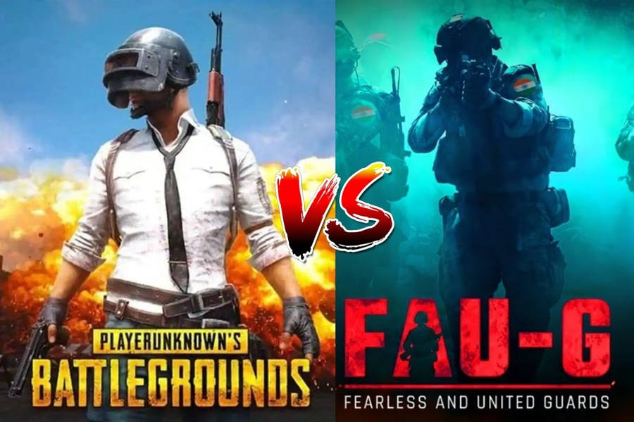 Pubg Versus Fau-g Wallpaper