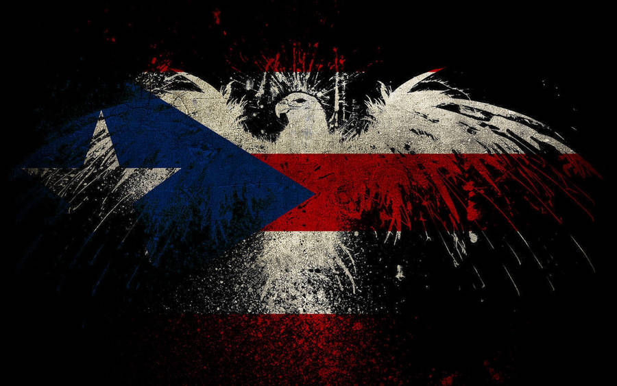 Puerto Rico Iconic Flag Symbolism Wallpaper