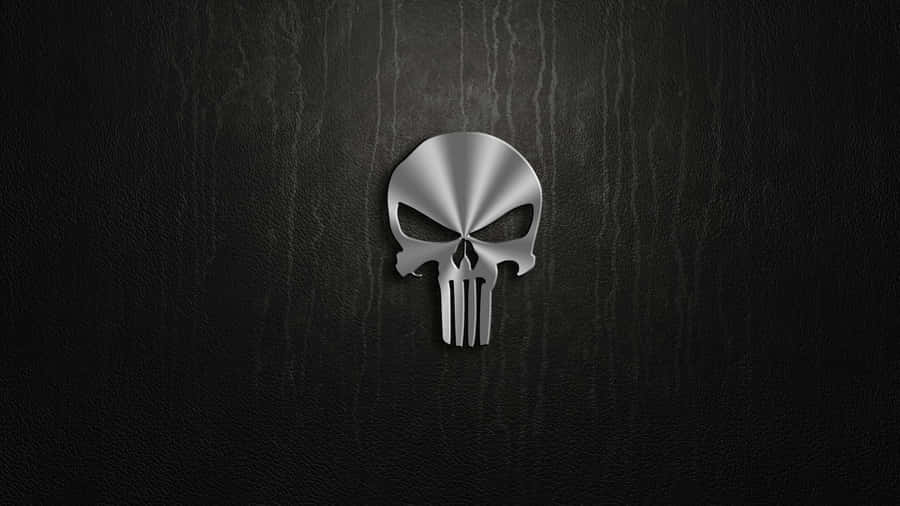 Punisher Sliver Material Wood Background Desktop Wallpaper