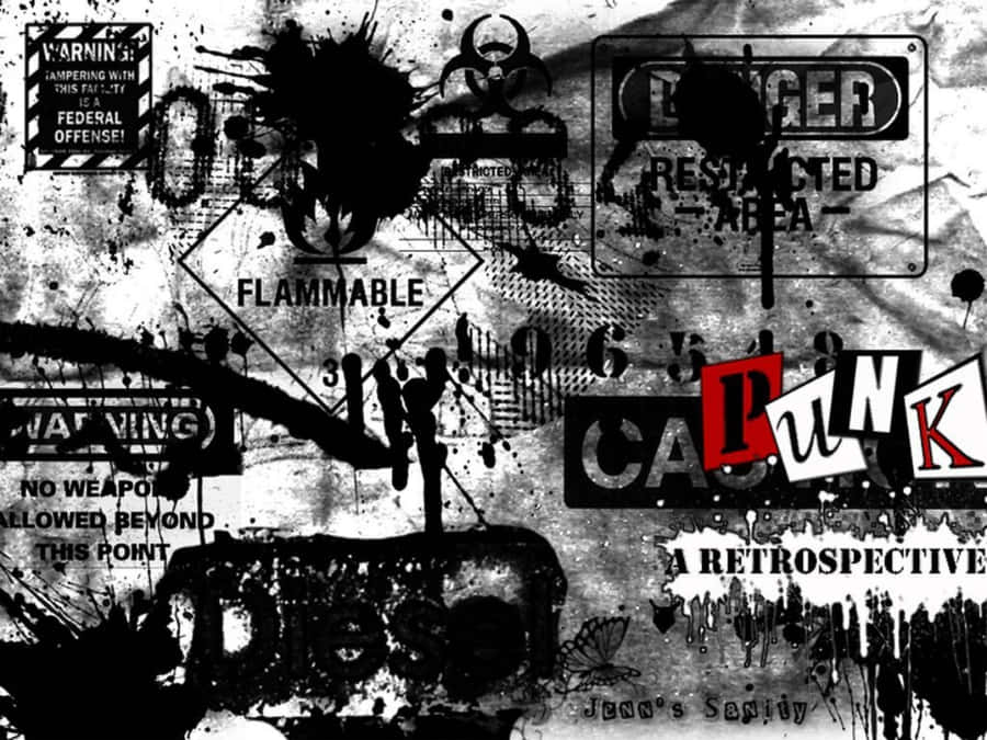 Punk Rock Lives On - An Anthem For Rebels Everywhere Wallpaper