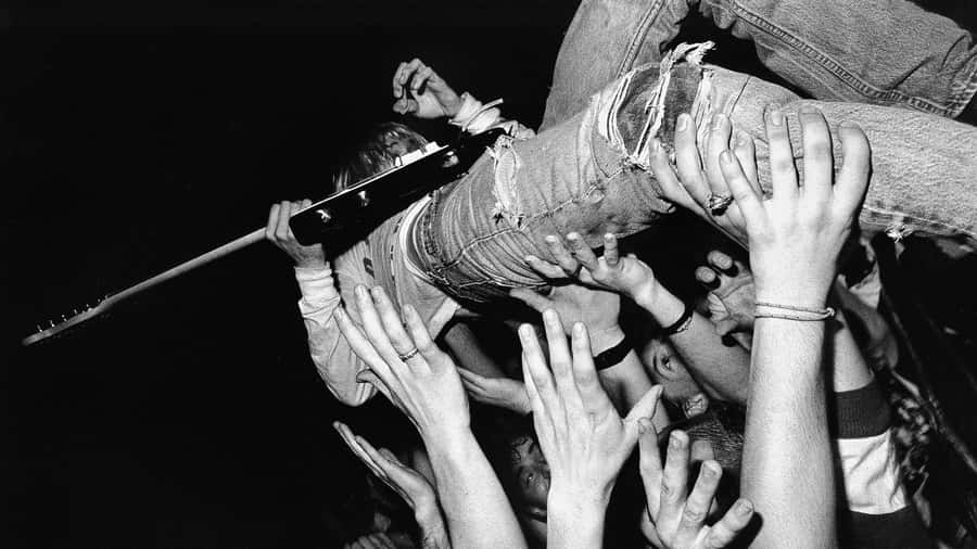 Punk Rockers Ready To Conquer The Stage Wallpaper