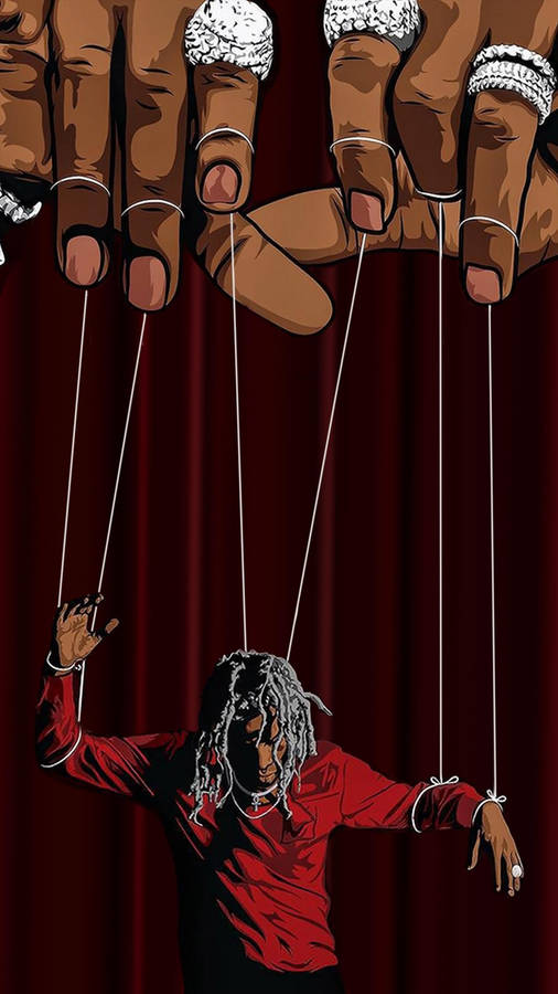 Puppet Young Thug Phone Wallpaper