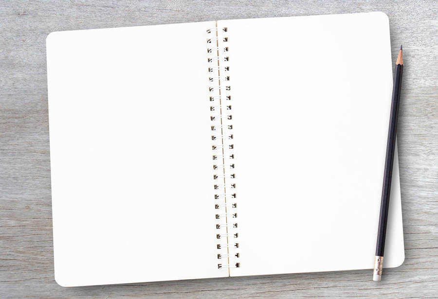 Pure Blank Page From A Notepad Wallpaper