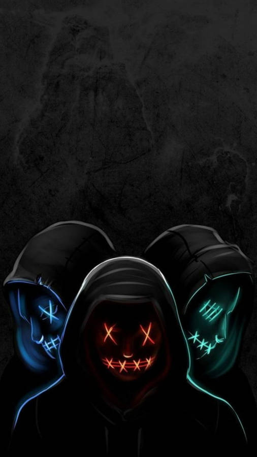 Purge Mask Trio Wallpaper