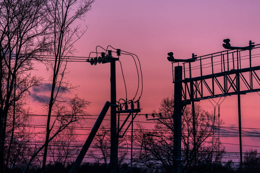 Purple Aesthetic Tumblr Laptop Sky Wallpaper