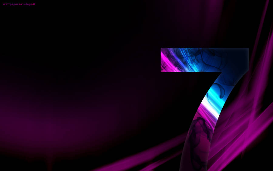 Purple And Blue Windows 7 Logo Wallpaper