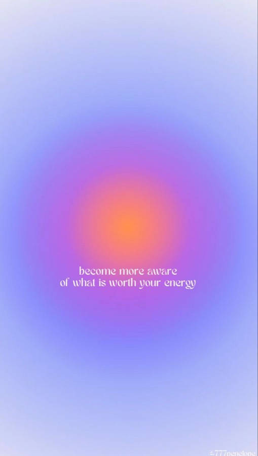 Purple And Orange Energy Aura Aesthetic Wallpaper