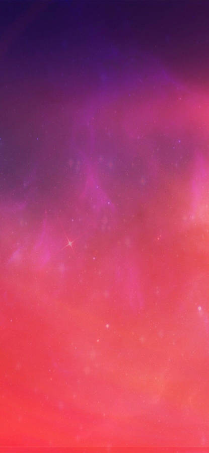 Purple And Orange Plain Ios 12 Wallpaper