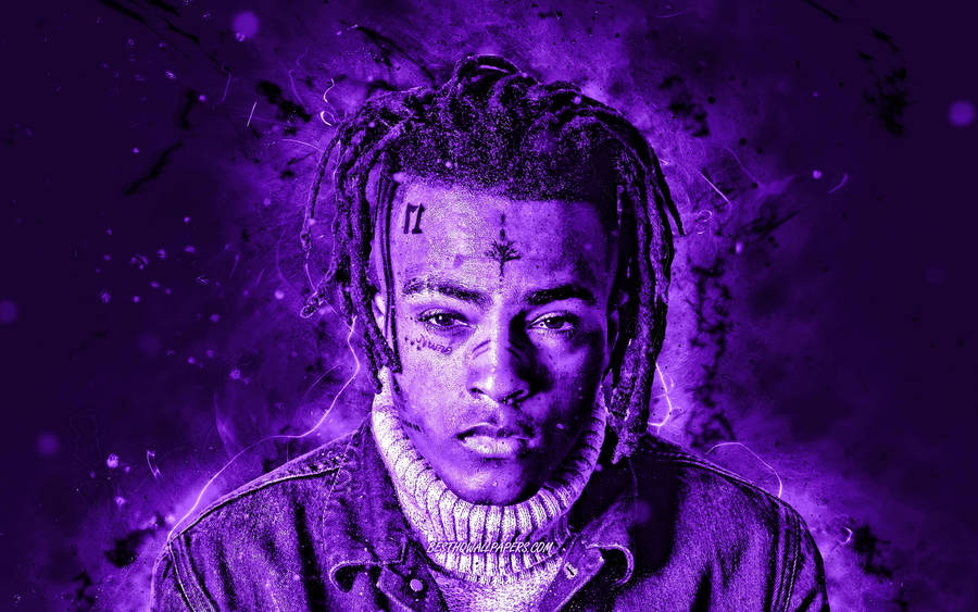 Purple Electricity Xxxtentacion Computer Wallpaper