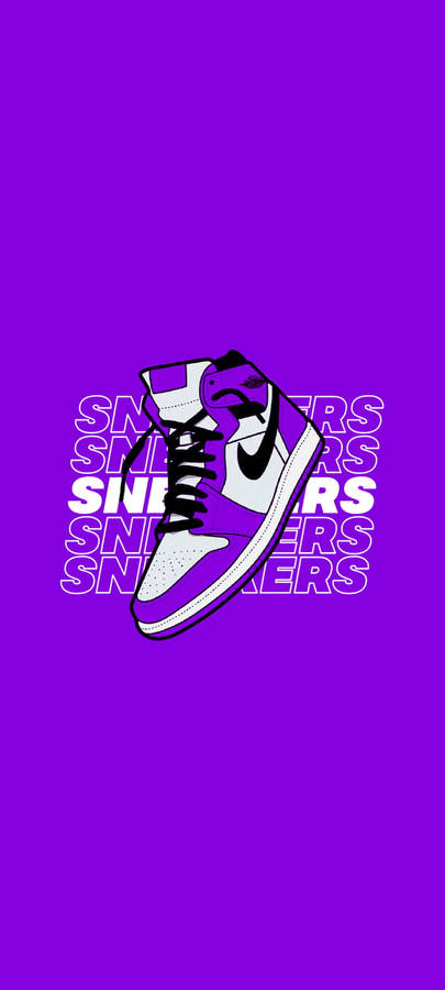 Purple Jordan Aesthetic Wallpaper