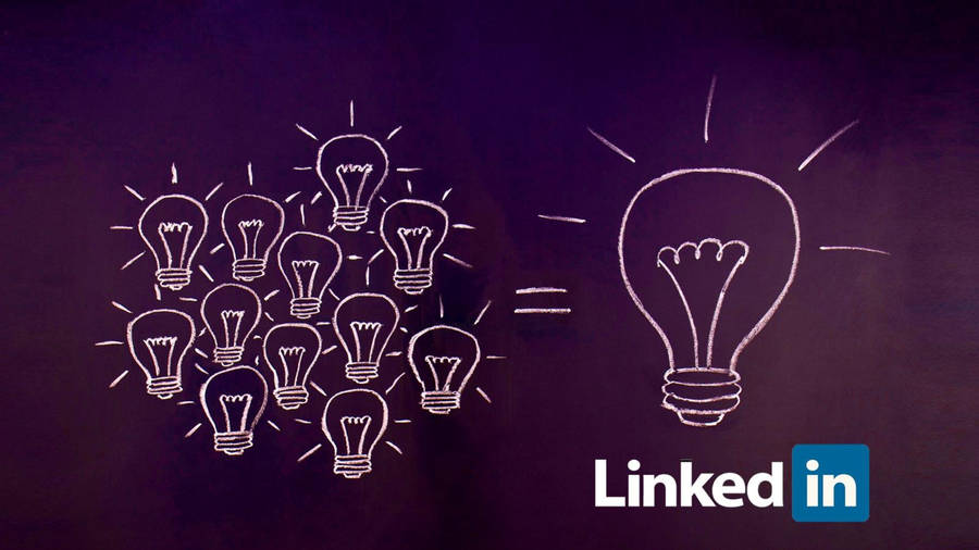 Purple Linkedin Knowledge And Ideas Wallpaper