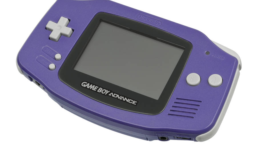 Purple Nintendo Game Boy Advance Wallpaper