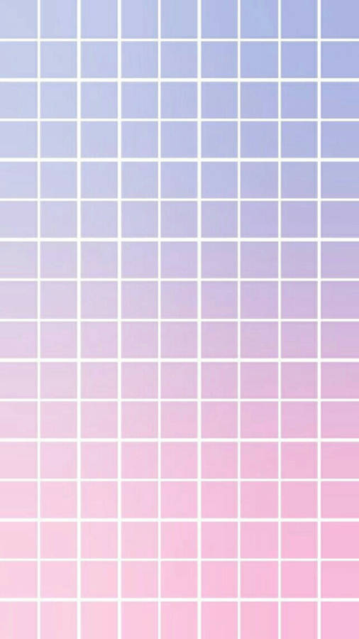 Purple Pink Gradient Grid Aesthetic Wallpaper