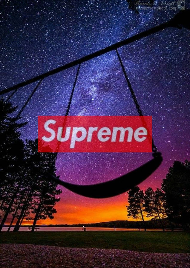 Purple Supreme Night Sky Wallpaper