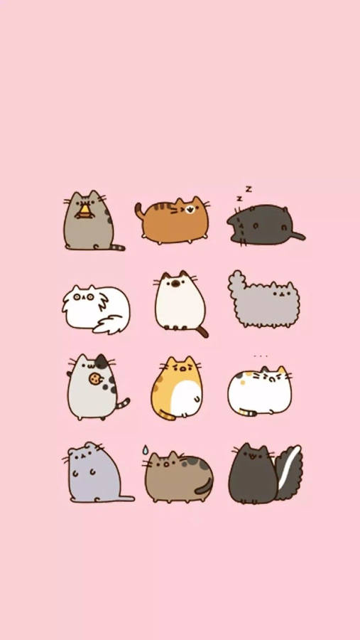 Pusheen And Friends Wallpaper