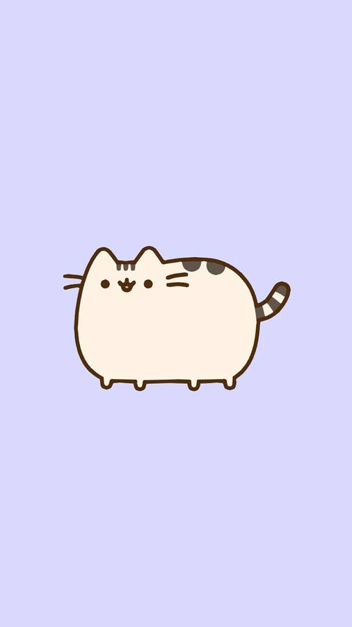 Pusheen Cartoon Cat Wallpaper