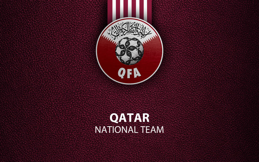 Qatar National Football Team Logo Wallpaper