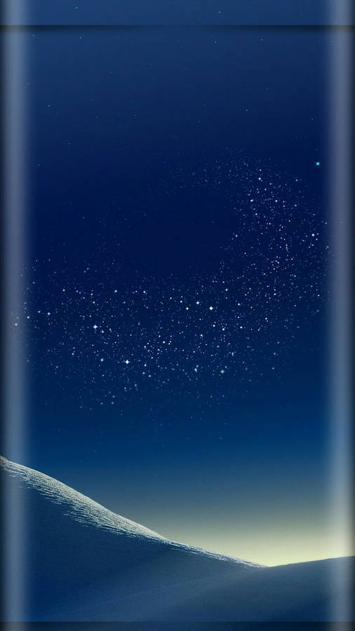Qhd Clear Blue Starry Sky Wallpaper