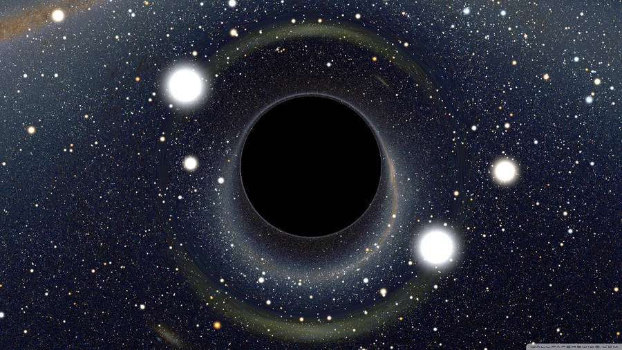 Quadruple Super Nova Star Black Hole Wallpaper