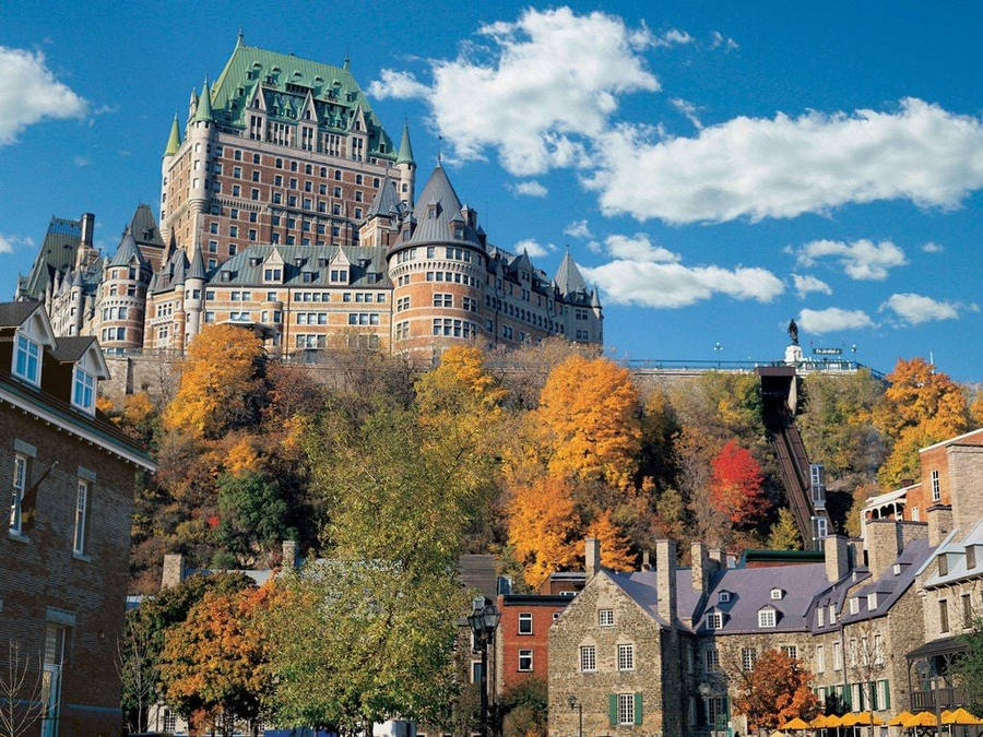 Quebec City Castle Wallpaper