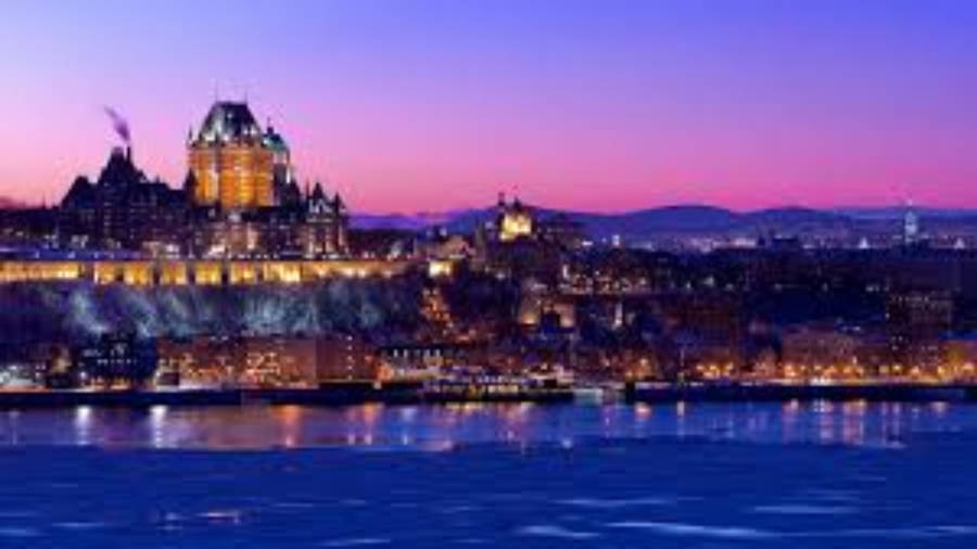 Quebec City Sunset Wallpaper