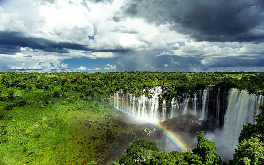 Quedas De Kalandula Angola Wallpaper