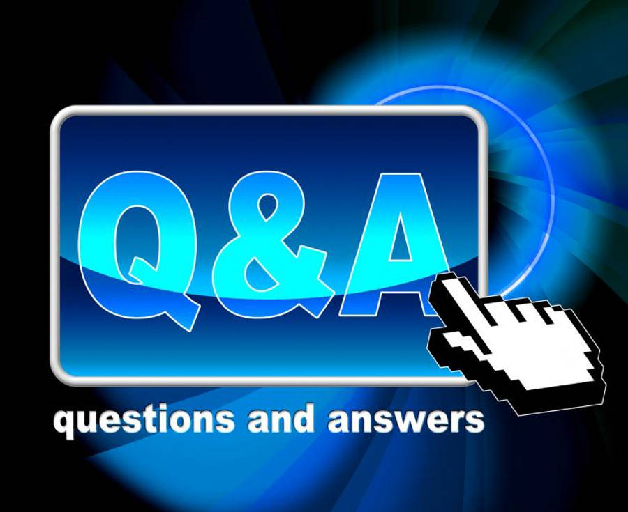 Question And Answer Neon Signage Wallpaper