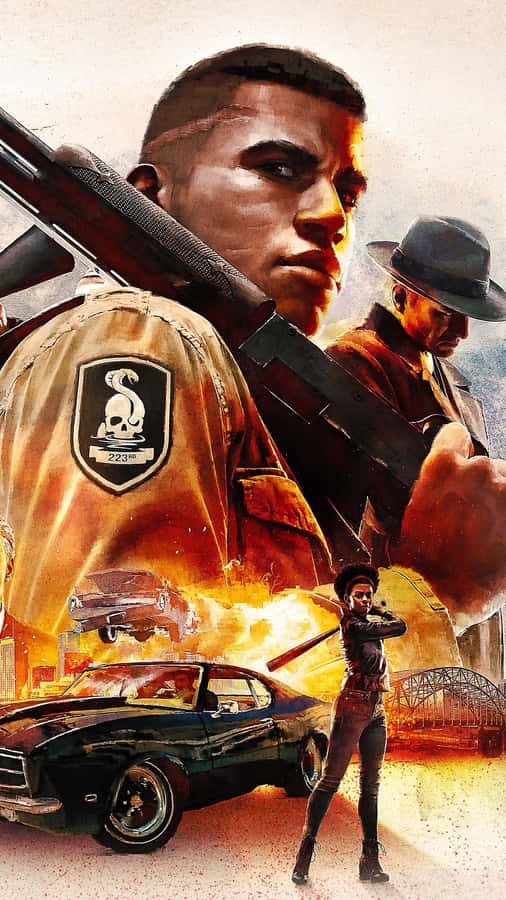 Race With The Mob And Keep Up With The Trend With The Mafia Iphone Wallpaper