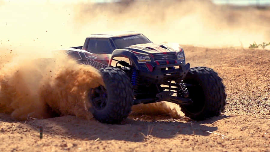 Race Your Way To Victory With This Rc Car Wallpaper