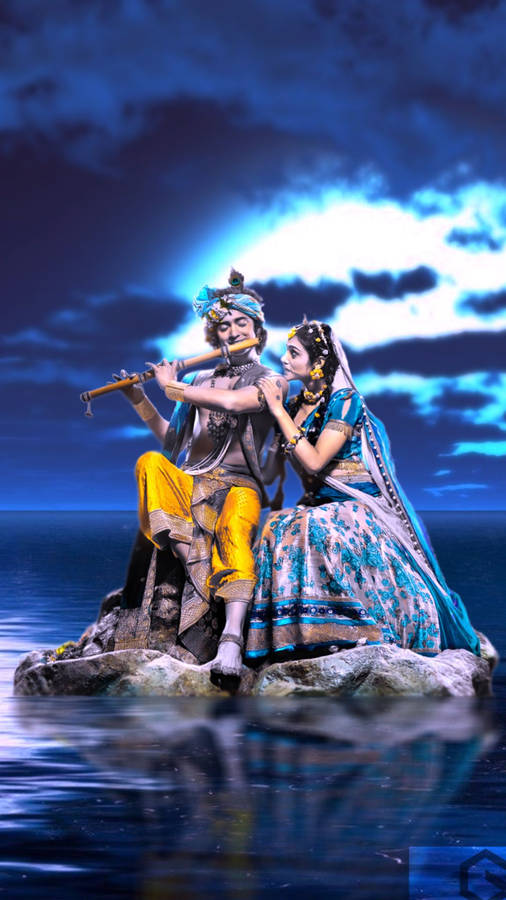 Radha Krishna Serial Floating Wallpaper