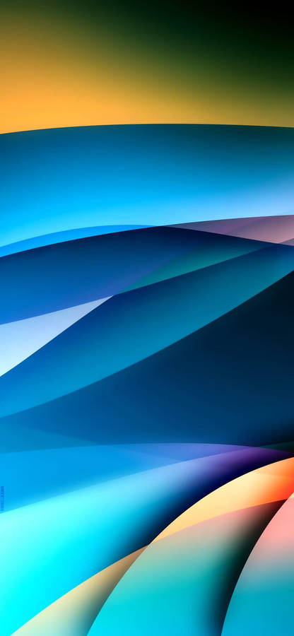 Radiant Fan Gradient Ios 16 Wallpaper