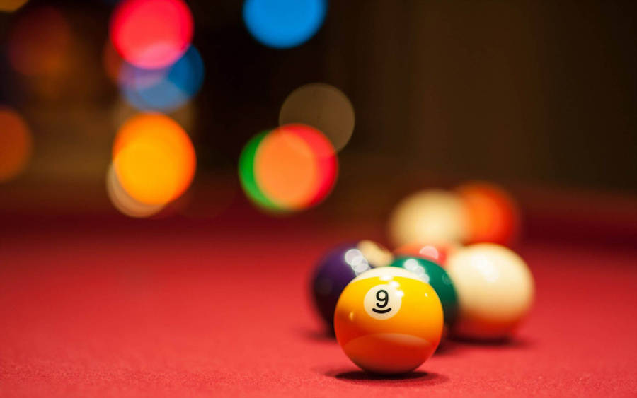 Radiant Snooker Balls Wallpaper