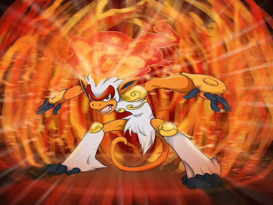 Raging Infernape Wallpaper