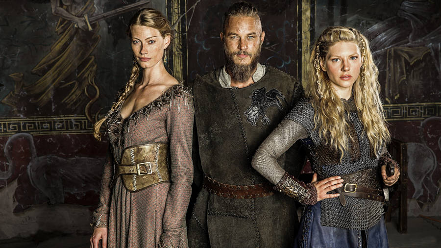 Ragnar Lothbrok 4k Vikings Lagertha Aslaug Wallpaper