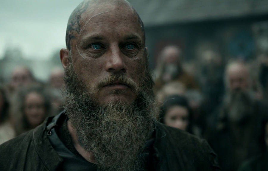 Ragnar Lothbrok 4k Vikings Shaved Head Wallpaper