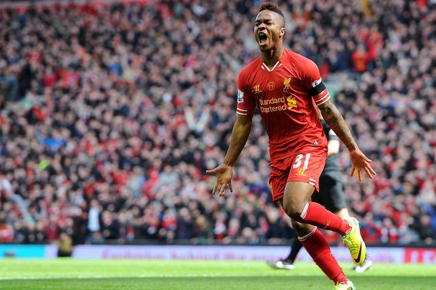 Raheem Sterling Screams For Joy Wallpaper