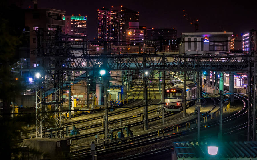 Railways In Yokohama Wallpaper